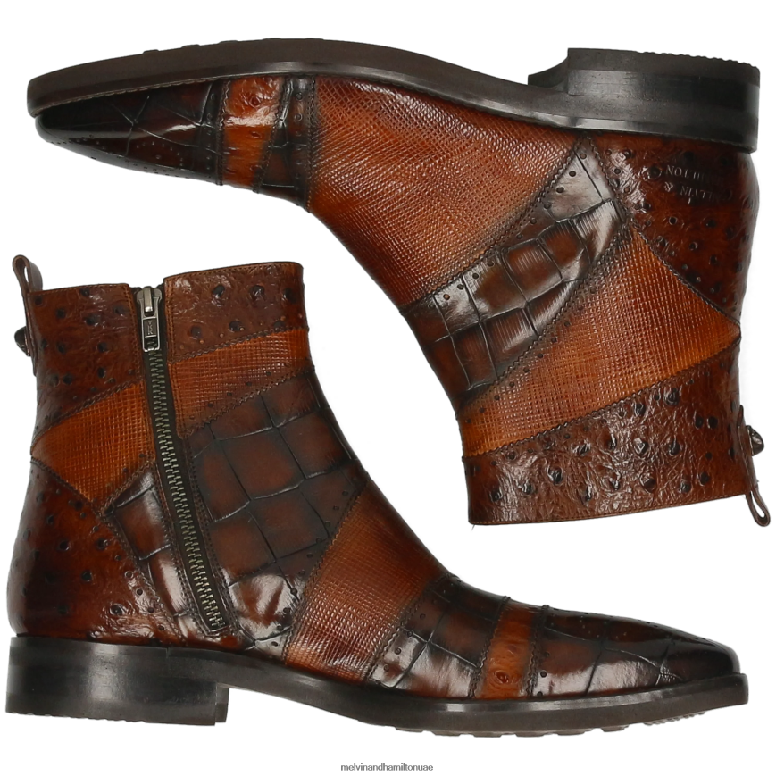 الفيس 26 بني Melvin & Hamilton رجال جزمة الكاحل 42XF2X95