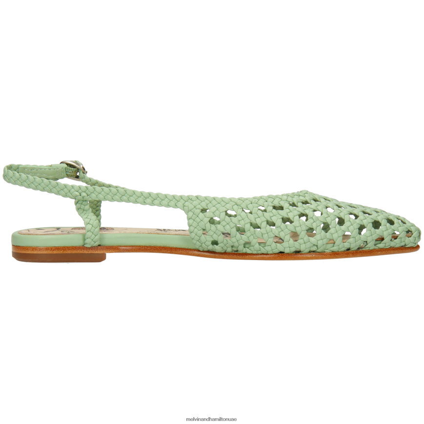 اليكسا 27 أخضر Melvin & Hamilton نحيف صنادل 42XF2X1892