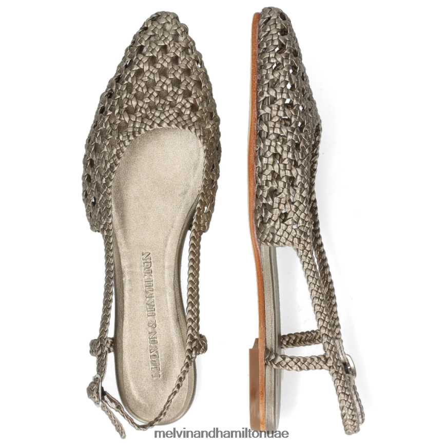 اليكسا 27 فضة Melvin & Hamilton نحيف صنادل 42XF2X1915