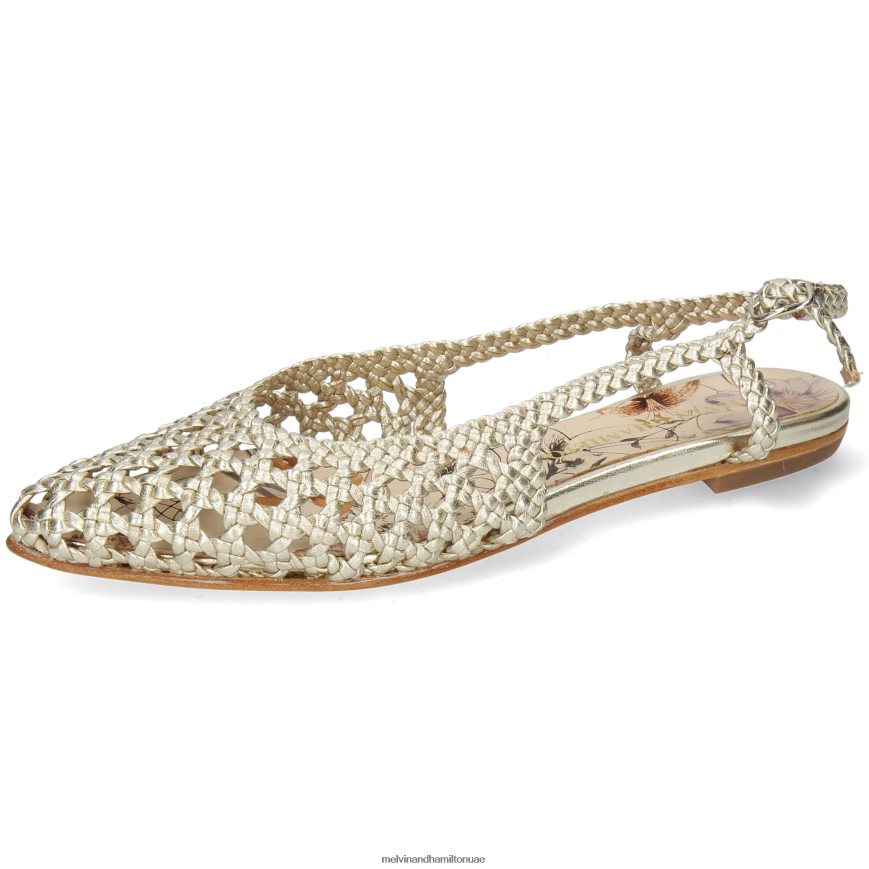 اليكسا 27 ذهب Melvin & Hamilton نحيف صنادل 42XF2X1942