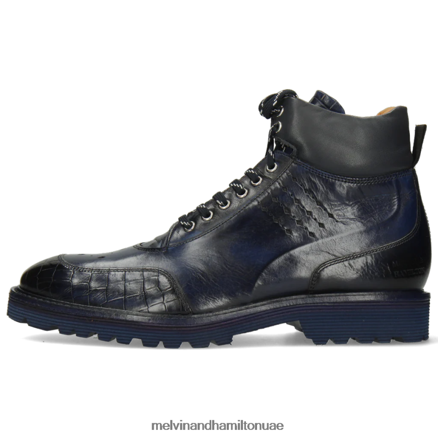 تريفور 28 أزرق Melvin & Hamilton رجال جزمة الكاحل 42XF2X136
