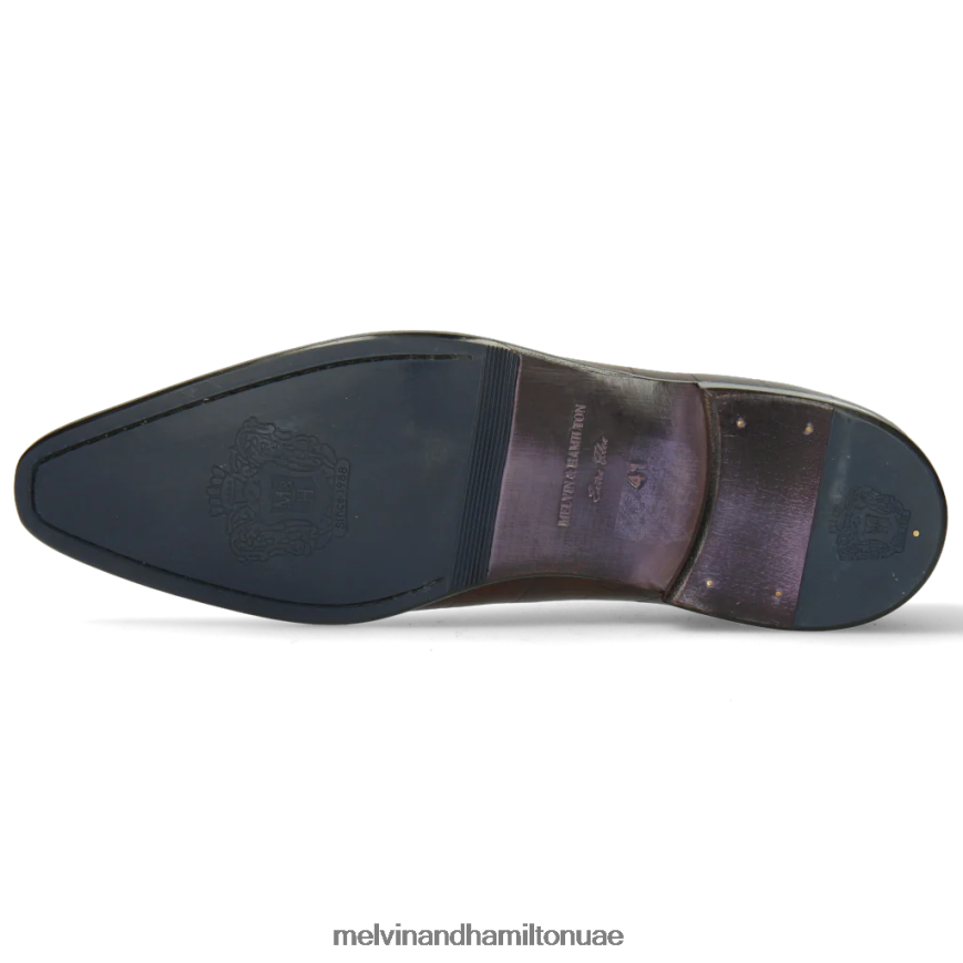 لانس 28 بني Melvin & Hamilton رجال أحذية أكسفورد 42XF2X167