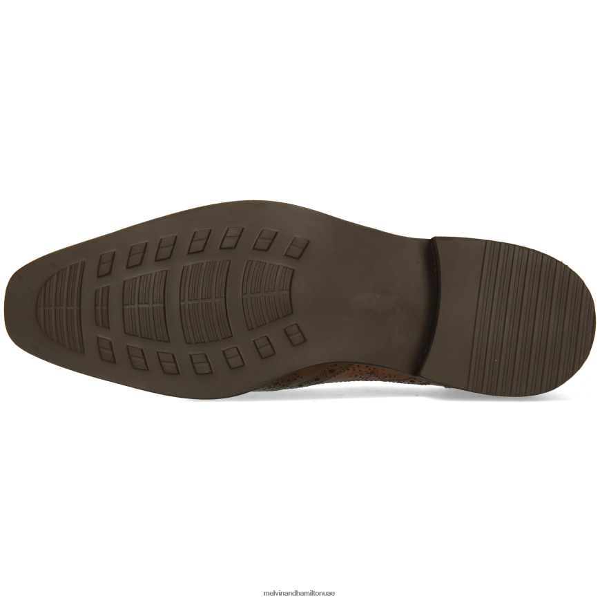 جيف 28 بني Melvin & Hamilton رجال أحذية أكسفورد 42XF2X174
