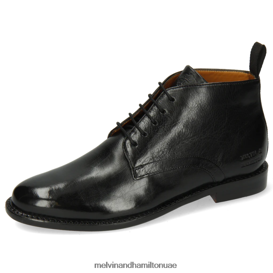 سيلينا 28 أسود Melvin & Hamilton نحيف جزمة الكاحل 42XF2X930