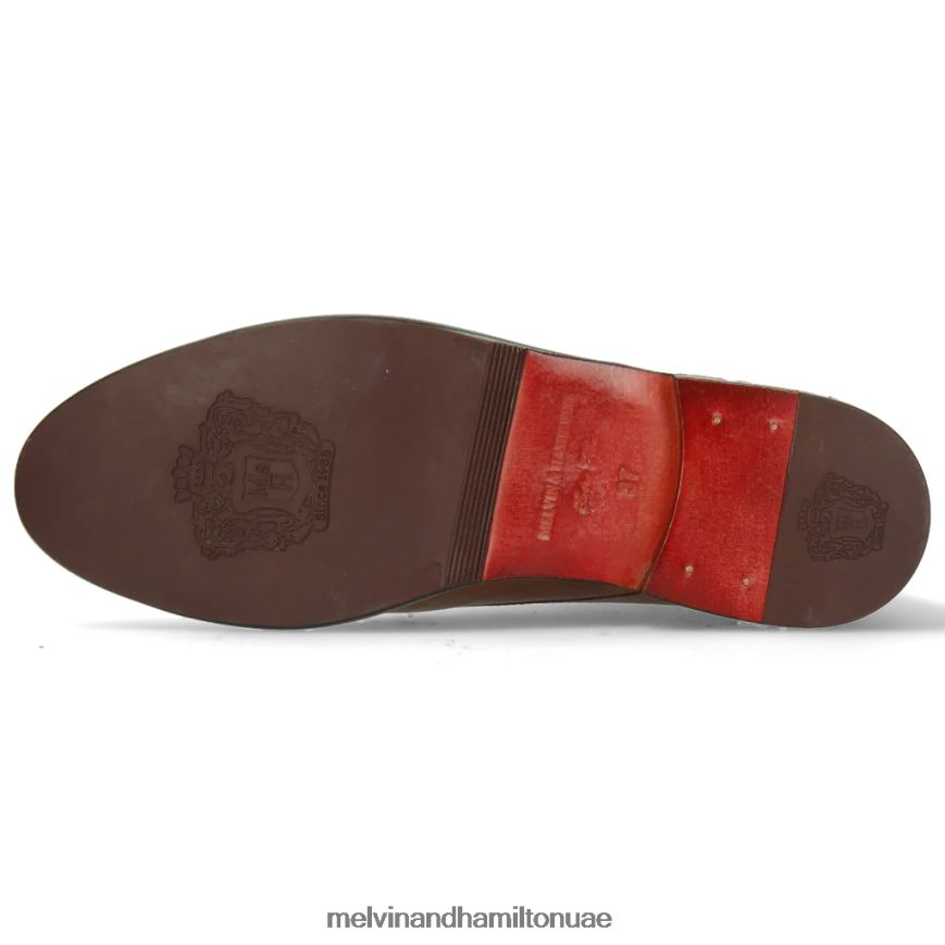 سيلينا 28 البني الفاتح Melvin & Hamilton نحيف جزمة الكاحل 42XF2X976