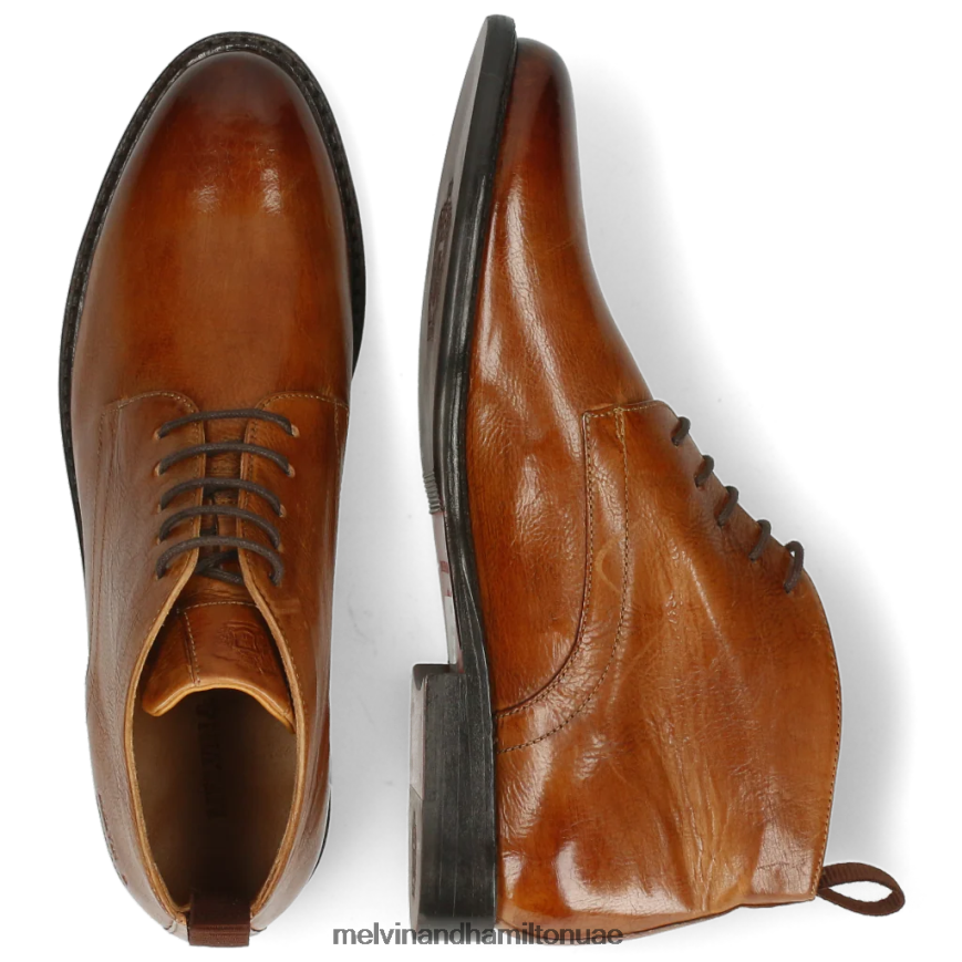 سيلينا 28 البني الفاتح Melvin & Hamilton نحيف جزمة الكاحل 42XF2X976