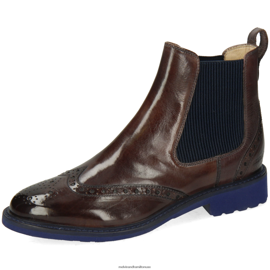 سيلينا 29 بني Melvin & Hamilton نحيف جزمة الكاحل 42XF2X1009