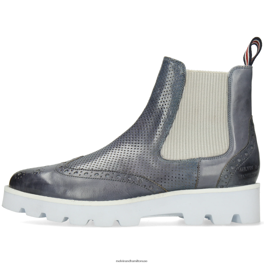 سيلينا 29 رمادي Melvin & Hamilton نحيف جزمة الكاحل 42XF2X1010