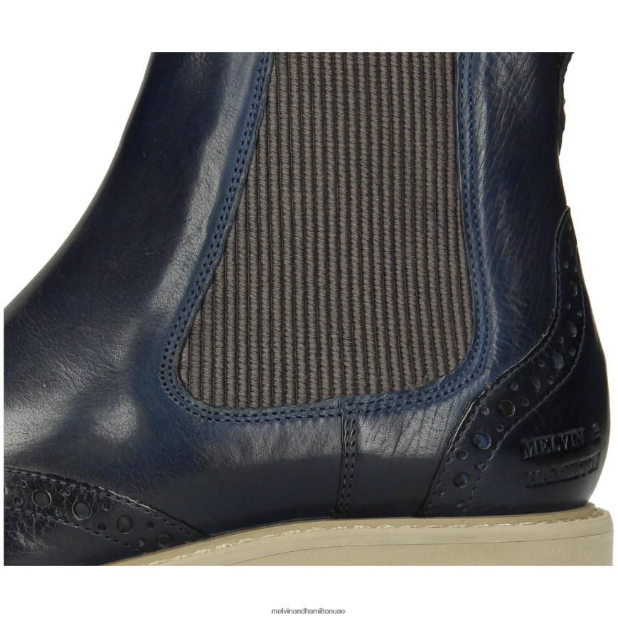 سيلينا 29 أزرق Melvin & Hamilton نحيف جزمة الكاحل 42XF2X845