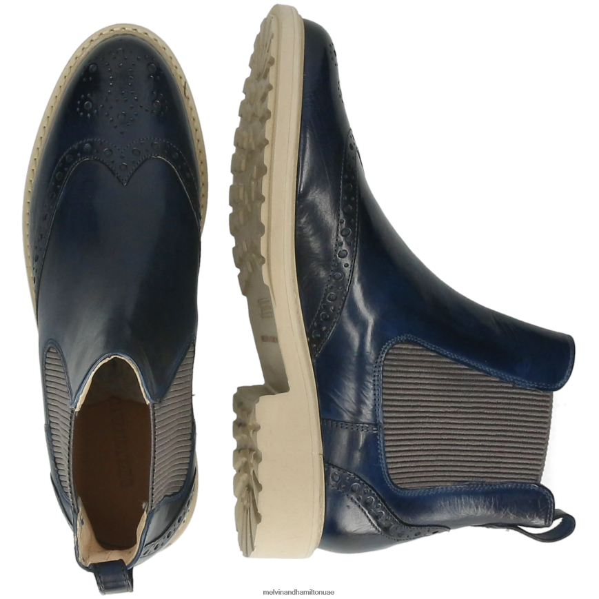 سيلينا 29 أزرق Melvin & Hamilton نحيف جزمة الكاحل 42XF2X845