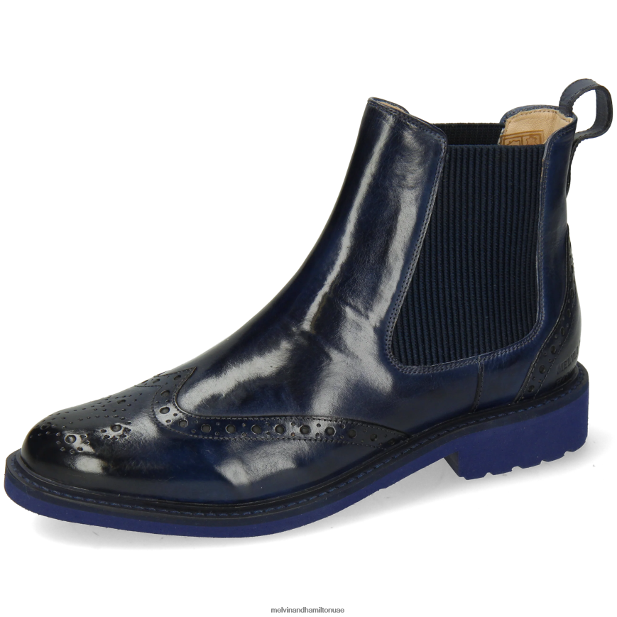 سيلينا 29 أزرق Melvin & Hamilton نحيف جزمة الكاحل 42XF2X846