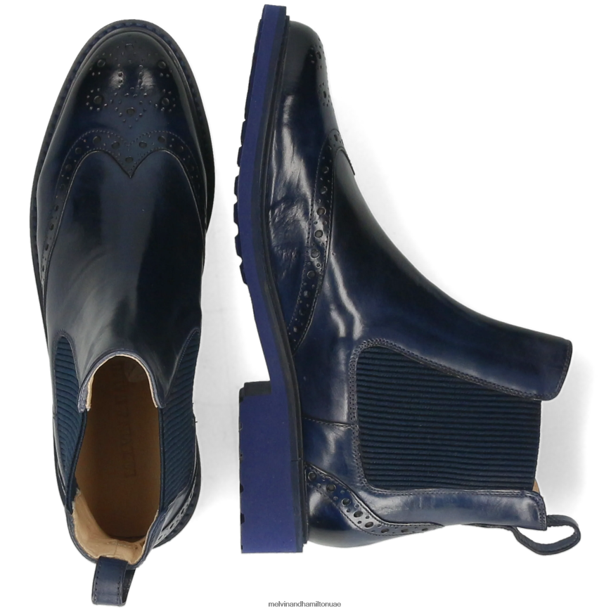 سيلينا 29 أزرق Melvin & Hamilton نحيف جزمة الكاحل 42XF2X846