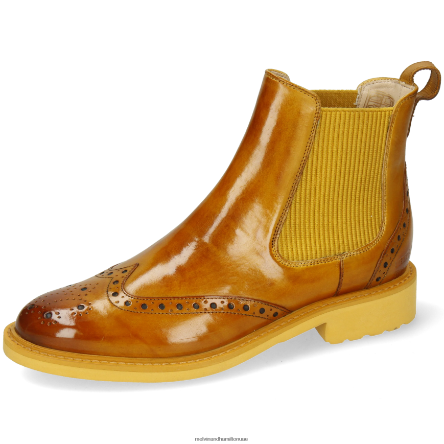 سيلينا 29 أصفر Melvin & Hamilton نحيف جزمة الكاحل 42XF2X899