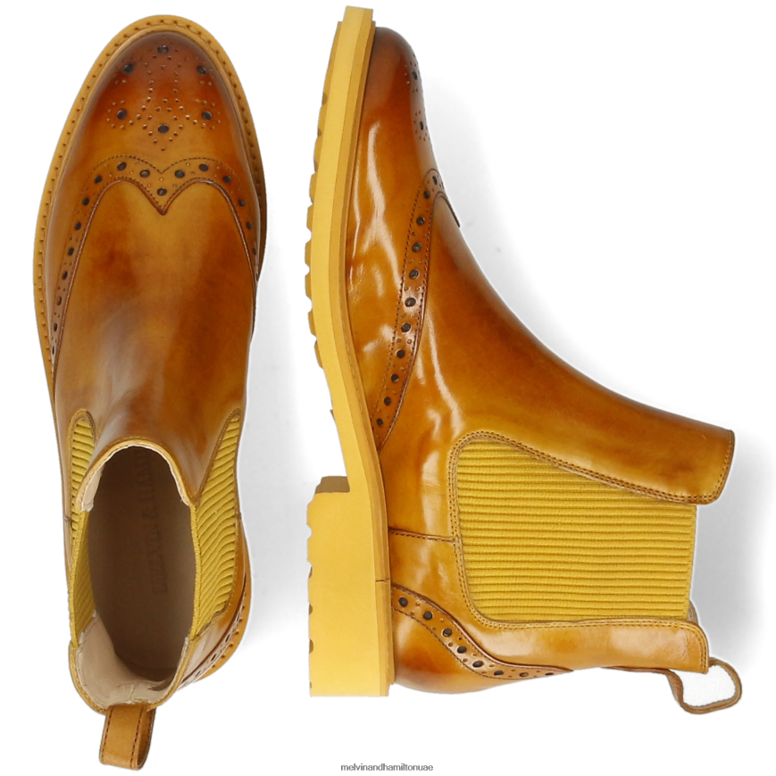 سيلينا 29 أصفر Melvin & Hamilton نحيف جزمة الكاحل 42XF2X899