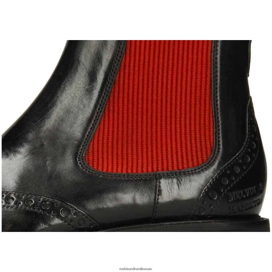 سيلينا 29 أسود Melvin & Hamilton نحيف جزمة الكاحل 42XF2X906