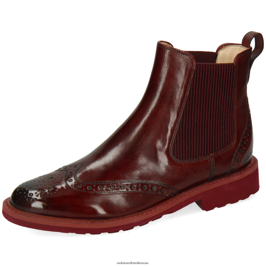 سيلينا 29 أرجواني Melvin & Hamilton نحيف جزمة الكاحل 42XF2X962