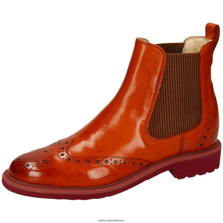 سيلينا 29 أحمر Melvin & Hamilton نحيف جزمة الكاحل 42XF2X980