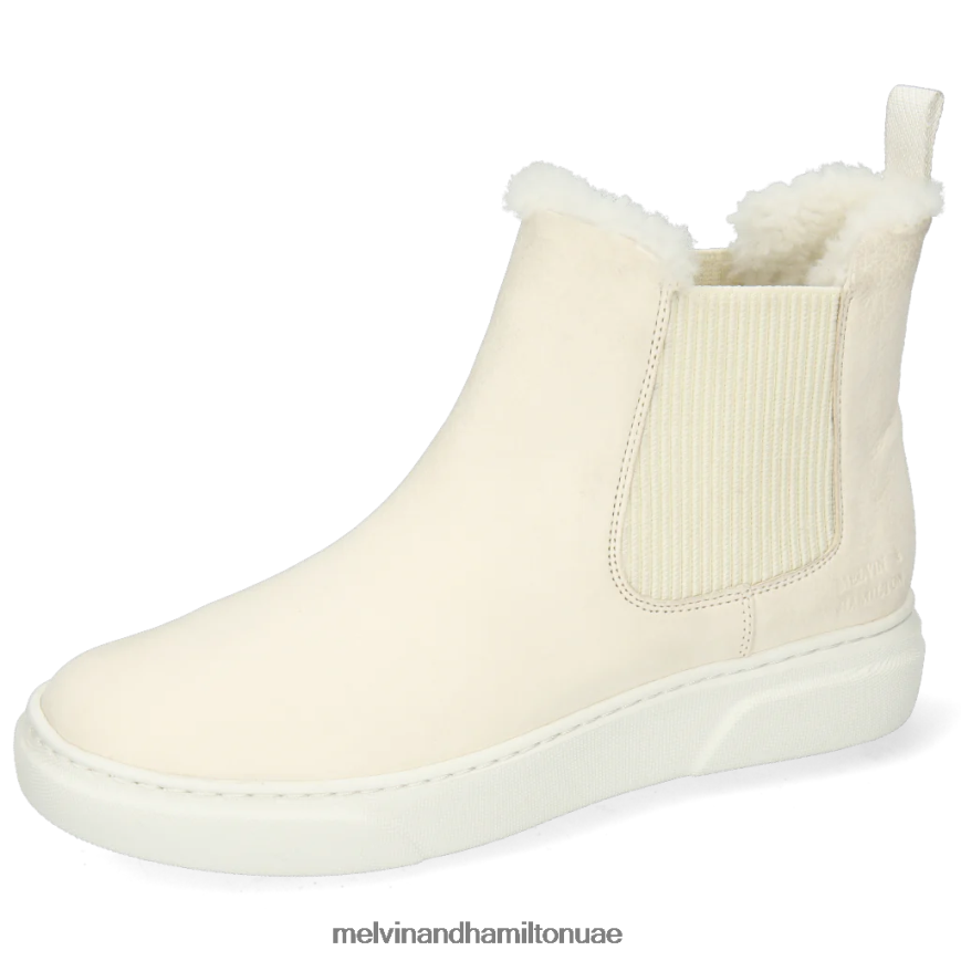 هايلي 2 أبيض Melvin & Hamilton نحيف جزمة الكاحل 42XF2X1050