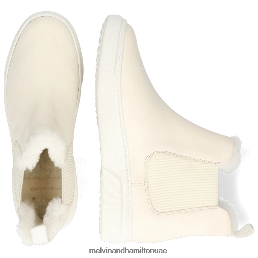 هايلي 2 أبيض Melvin & Hamilton نحيف جزمة الكاحل 42XF2X1050