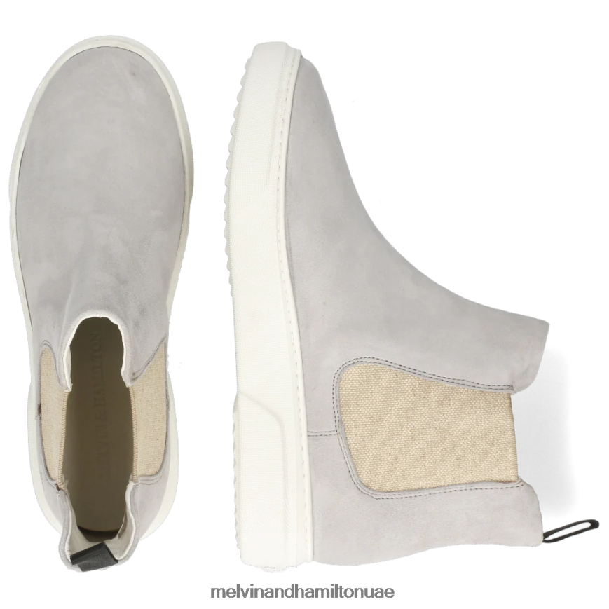 هايلي 2 رمادي Melvin & Hamilton نحيف جزمة الكاحل 42XF2X1122