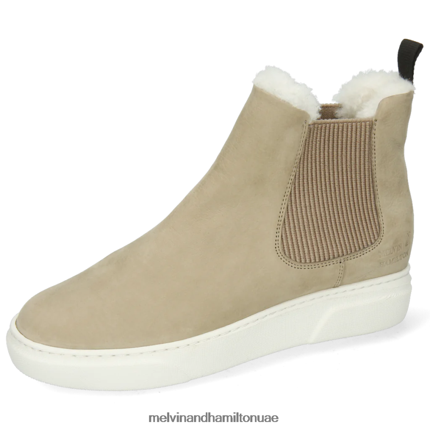 هايلي 2 اللون البيج Melvin & Hamilton نحيف جزمة الكاحل 42XF2X1132