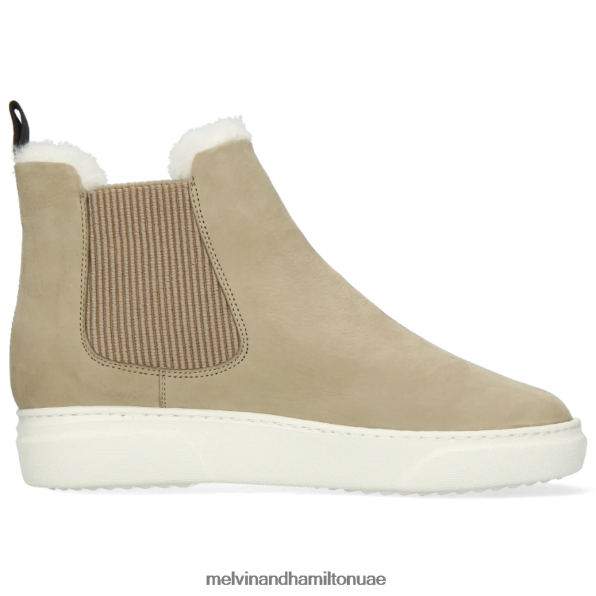 هايلي 2 اللون البيج Melvin & Hamilton نحيف جزمة الكاحل 42XF2X1132