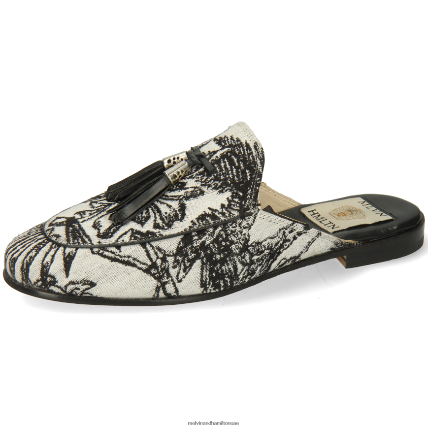 سكارليت 2 أسود Melvin & Hamilton نحيف البغال 42XF2X1541