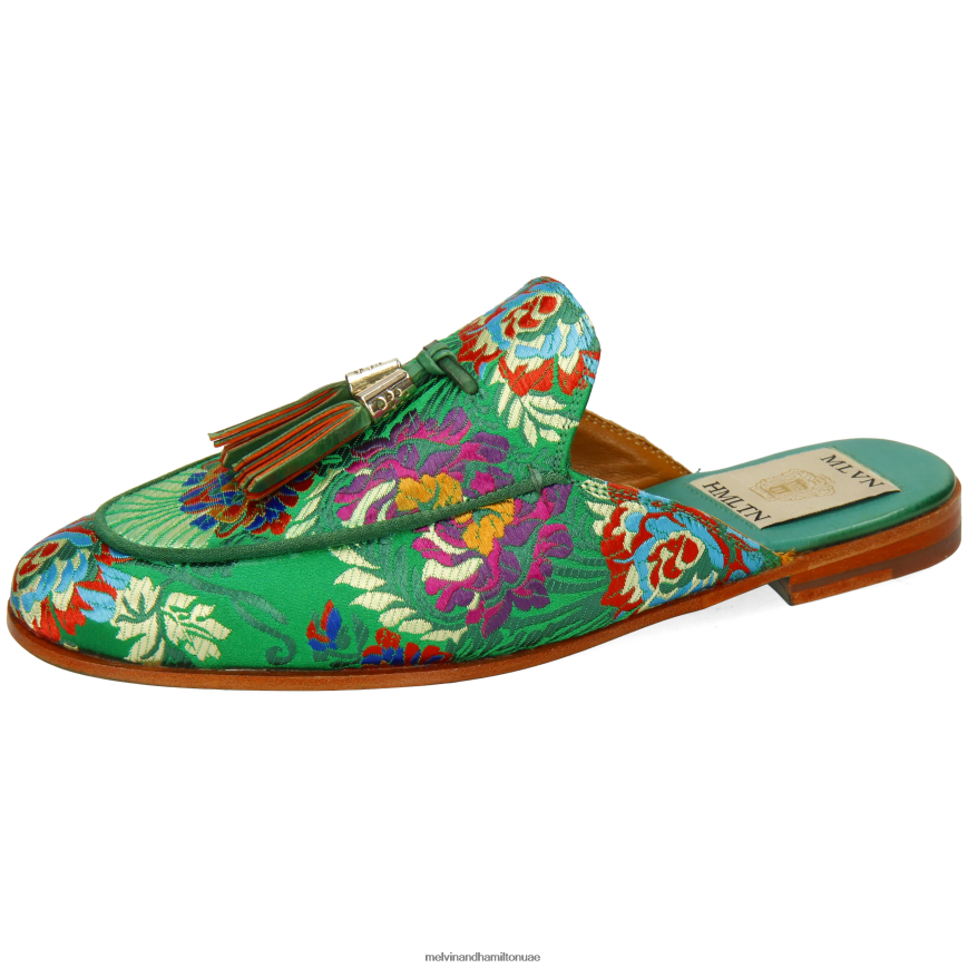 سكارليت 2 أخضر Melvin & Hamilton نحيف البغال 42XF2X1626