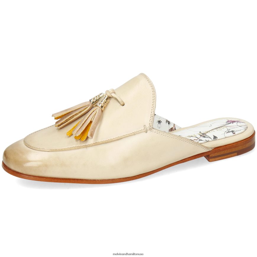 سكارليت 2 اللون البيج Melvin & Hamilton نحيف البغال 42XF2X1700