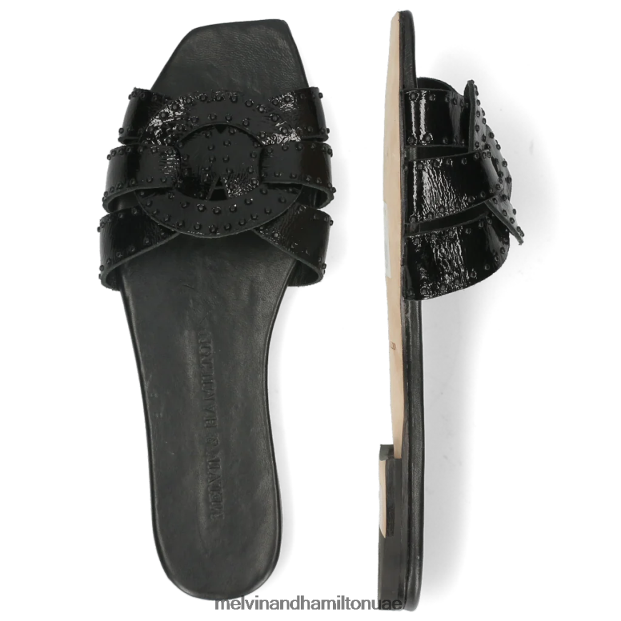 ساندرين 2 أسود Melvin & Hamilton نحيف البغال 42XF2X1722
