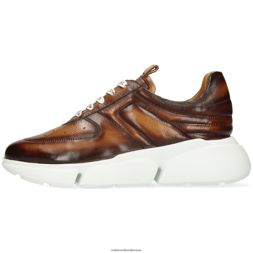 تيسا 2 بني Melvin & Hamilton نحيف أحذية رياضية 42XF2X1841