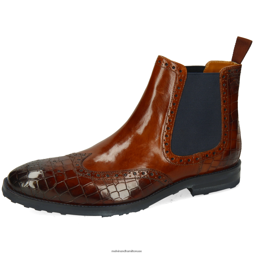 فلين 2 بني Melvin & Hamilton رجال جزمة الكاحل 42XF2X28