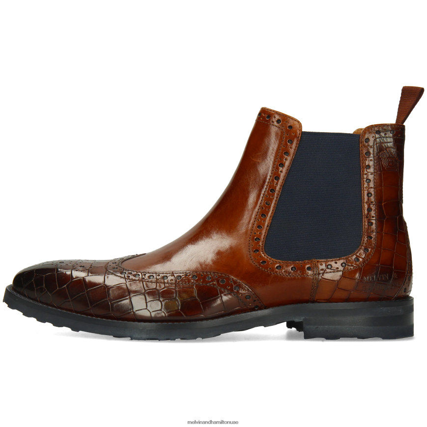 فلين 2 بني Melvin & Hamilton رجال جزمة الكاحل 42XF2X28