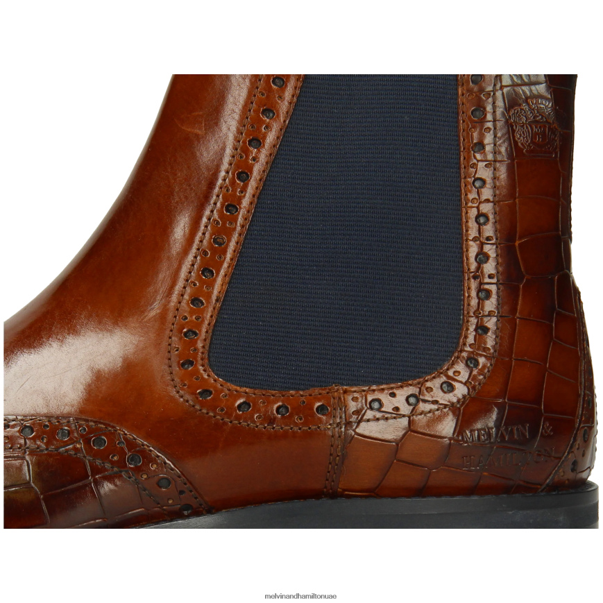 فلين 2 بني Melvin & Hamilton رجال جزمة الكاحل 42XF2X28