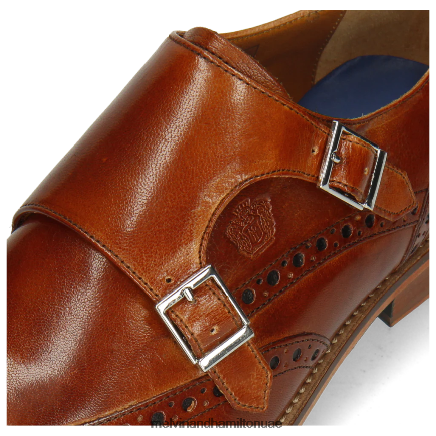 مارتن 2 بني Melvin & Hamilton رجال أحذية الراهب 42XF2X340