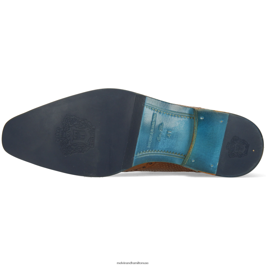 مارتن 2 بني Melvin & Hamilton رجال أحذية الراهب 42XF2X346