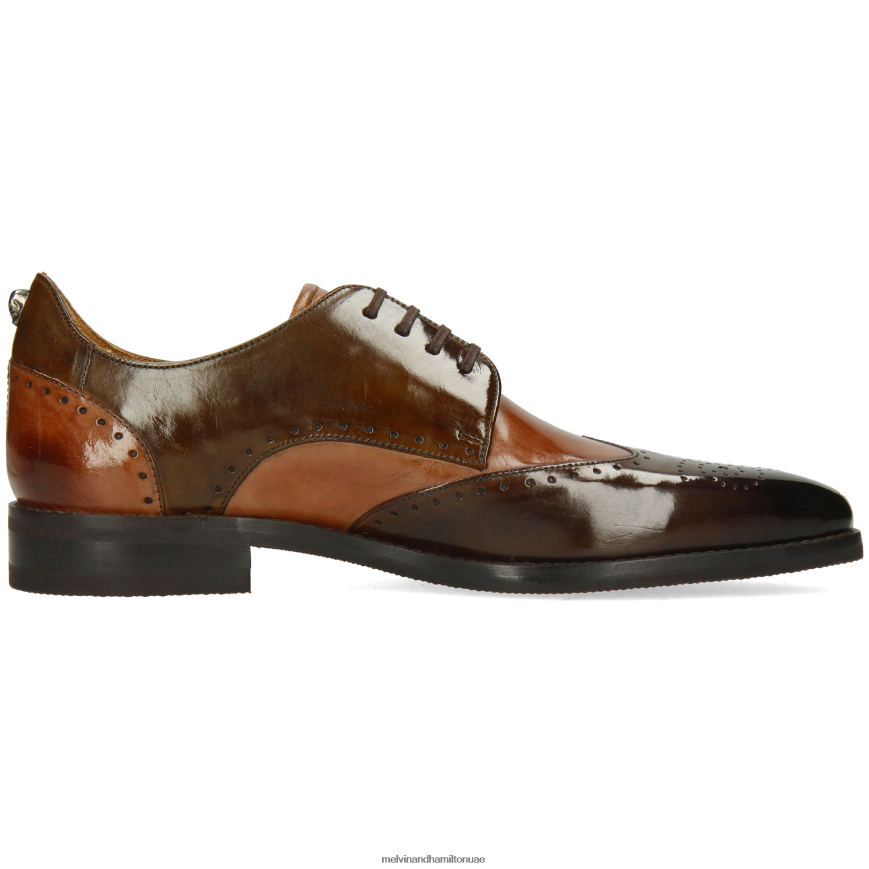 ديف 2 بني Melvin & Hamilton رجال أحذية ديربي 42XF2X446