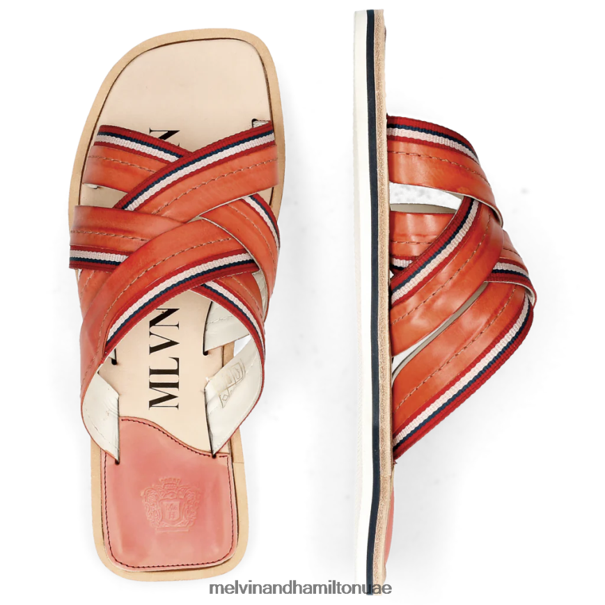 بوب 2 البرتقالي Melvin & Hamilton رجال البغال 42XF2X734