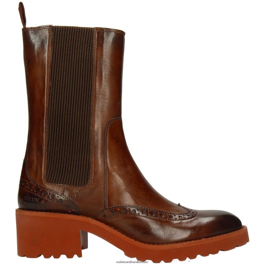 أبيجيل 2 بني Melvin & Hamilton نحيف جزمة الكاحل 42XF2X927