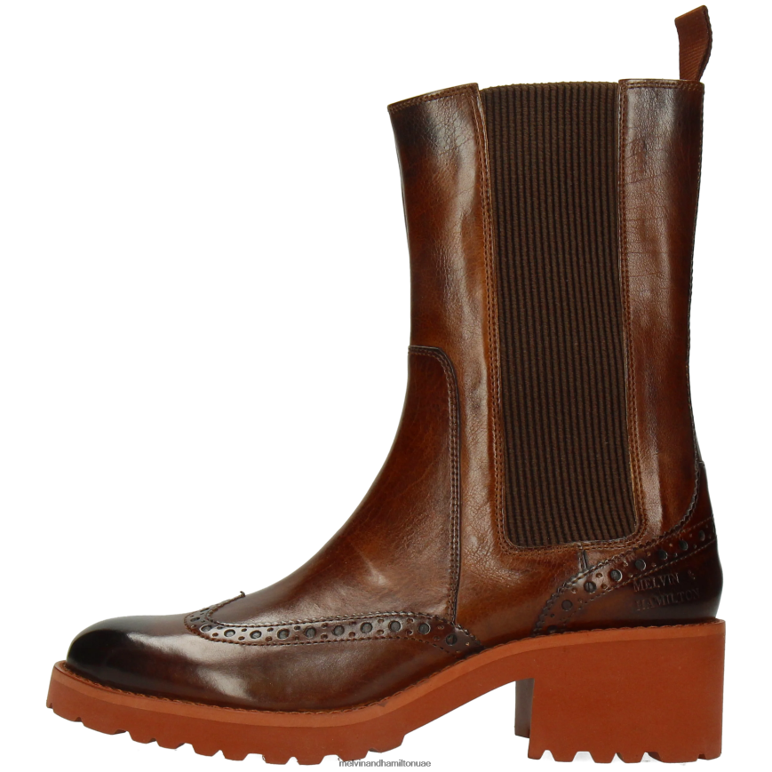 أبيجيل 2 بني Melvin & Hamilton نحيف جزمة الكاحل 42XF2X927