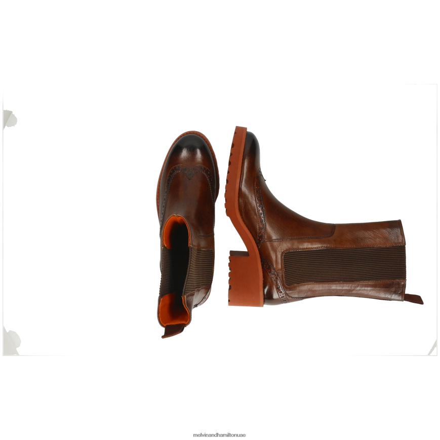 أبيجيل 2 بني Melvin & Hamilton نحيف جزمة الكاحل 42XF2X927