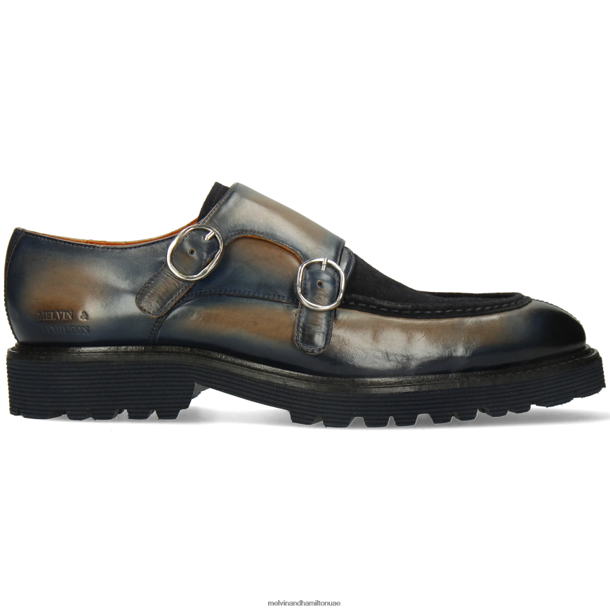 باتريك 30 رمادي Melvin & Hamilton رجال أحذية الراهب 42XF2X338