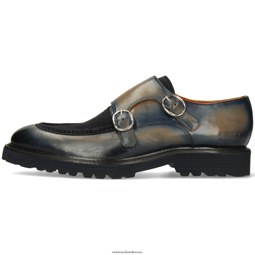 باتريك 30 رمادي Melvin & Hamilton رجال أحذية الراهب 42XF2X338