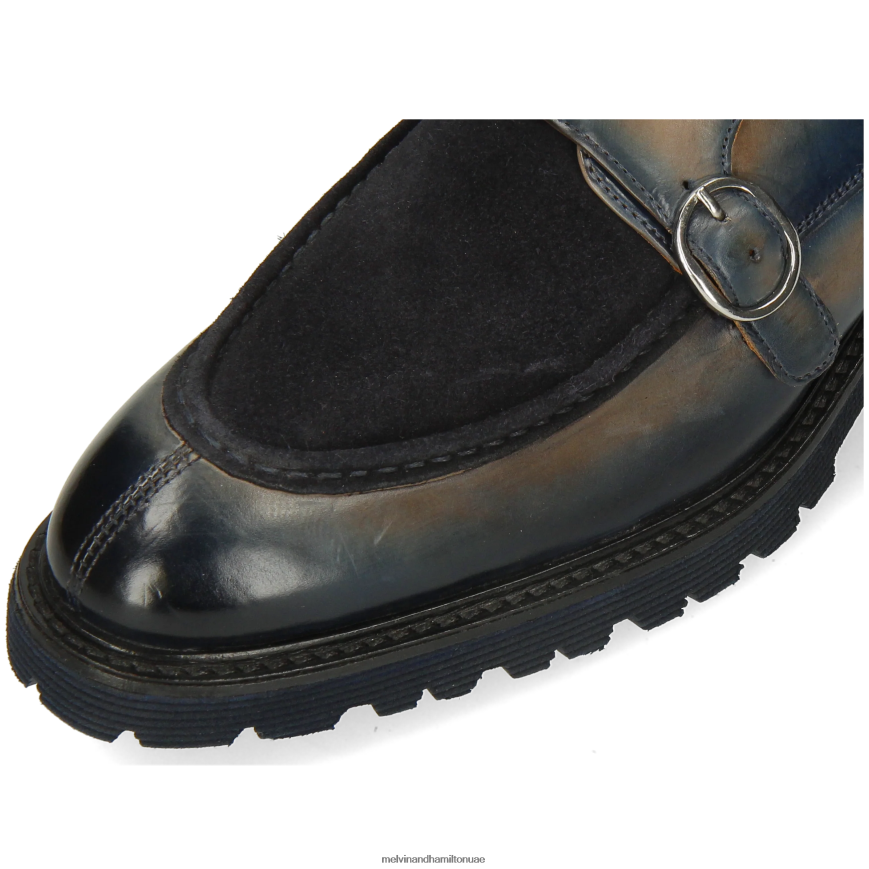 باتريك 30 رمادي Melvin & Hamilton رجال أحذية الراهب 42XF2X338