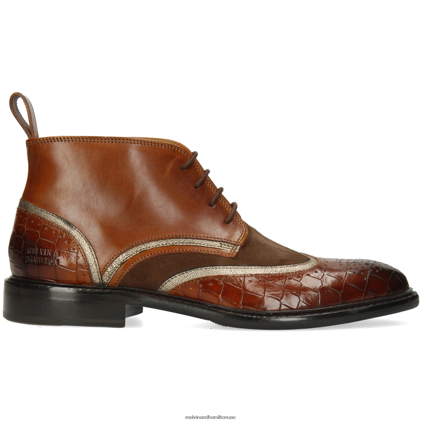 سالي 30 بني Melvin & Hamilton نحيف جزمة الكاحل 42XF2X982