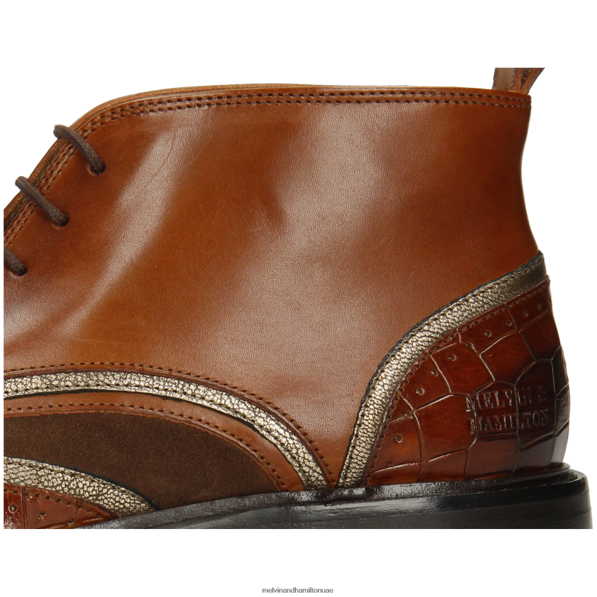 سالي 30 بني Melvin & Hamilton نحيف جزمة الكاحل 42XF2X982