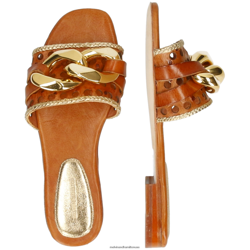 نيكيتا 33 بني Melvin & Hamilton نحيف البغال 42XF2X1535