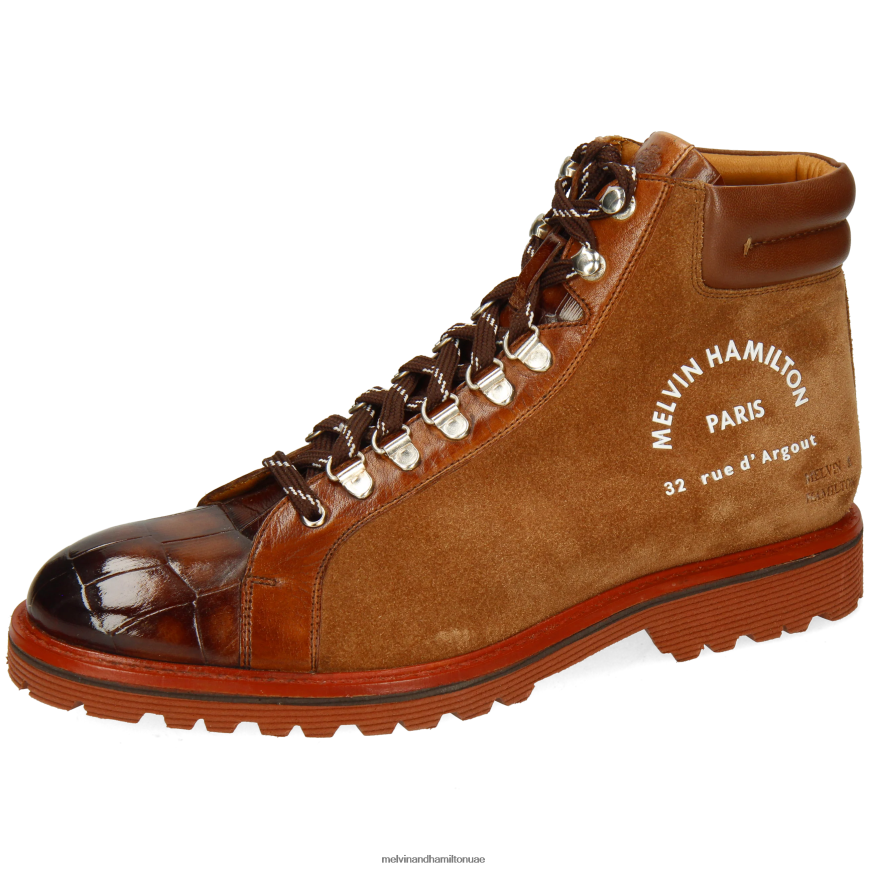 تريفور 33 بني Melvin & Hamilton رجال جزمة الكاحل 42XF2X83