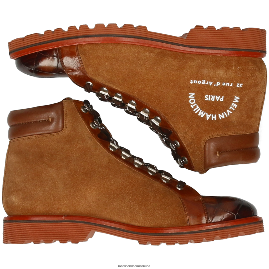 تريفور 33 بني Melvin & Hamilton رجال جزمة الكاحل 42XF2X83