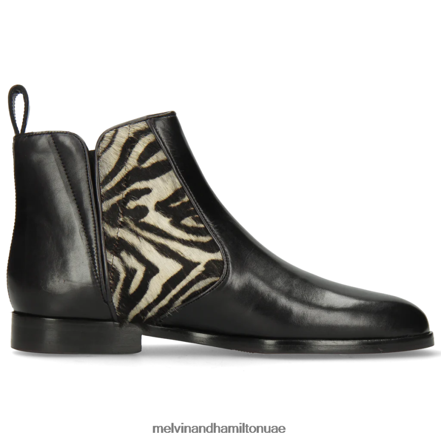 سوزان 34 أسود Melvin & Hamilton نحيف جزمة الكاحل 42XF2X1110